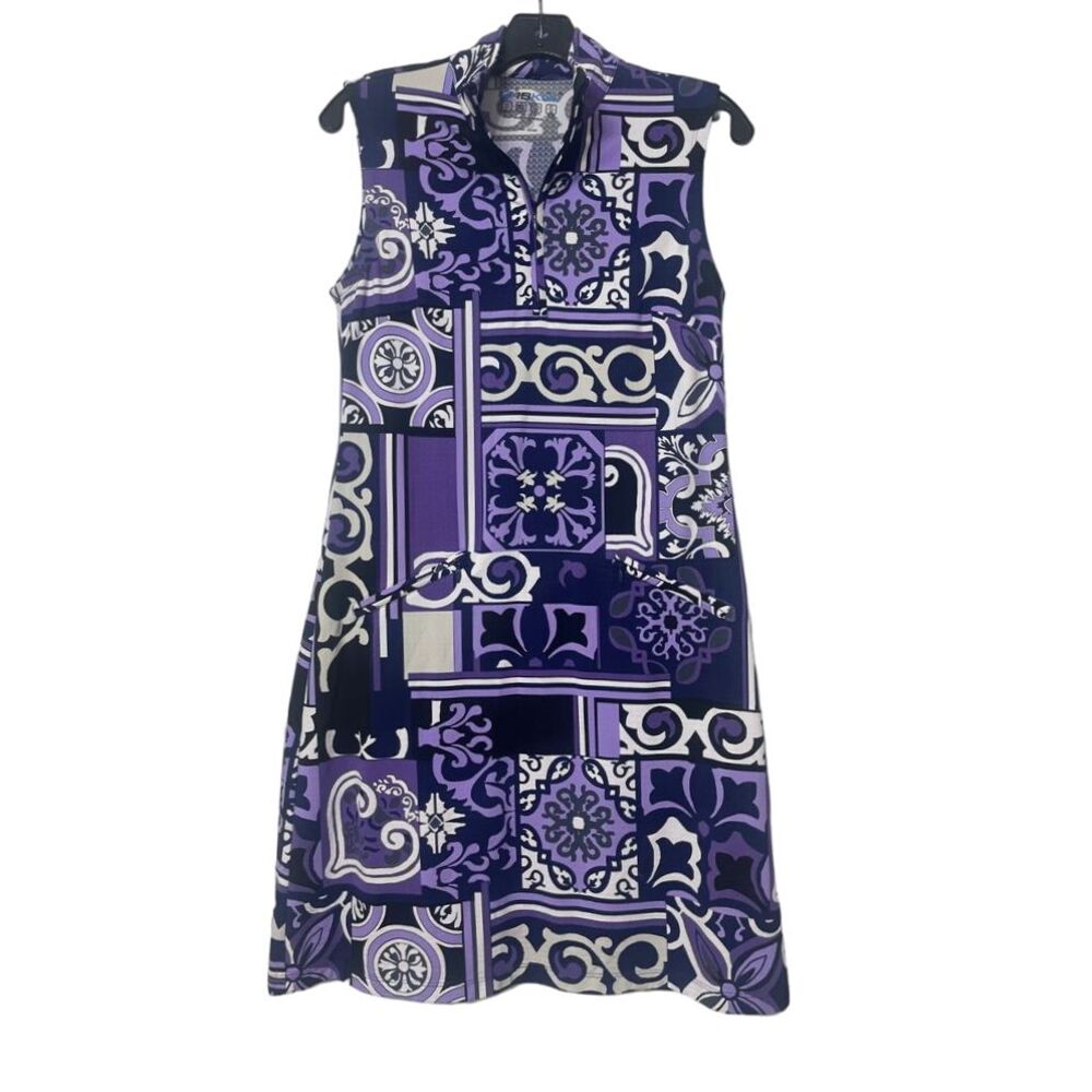 IBKUL‎ dress smll UPF 50+ purple athletic light weight cruise tank